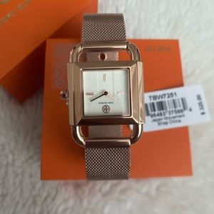 Tory Burch Rose Gold Bracelet Watch